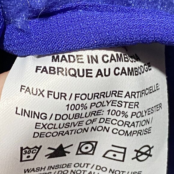 Mens Nike Yoga Sherpa Fleece Loose Fit Comfort Blue Pullover Bomber Jacket M - Picture 9 of 10